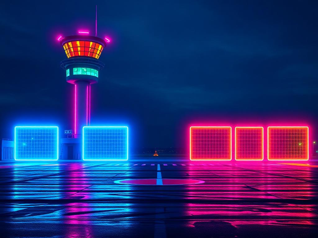 Tower Sequence game — repeat the runway light pattern